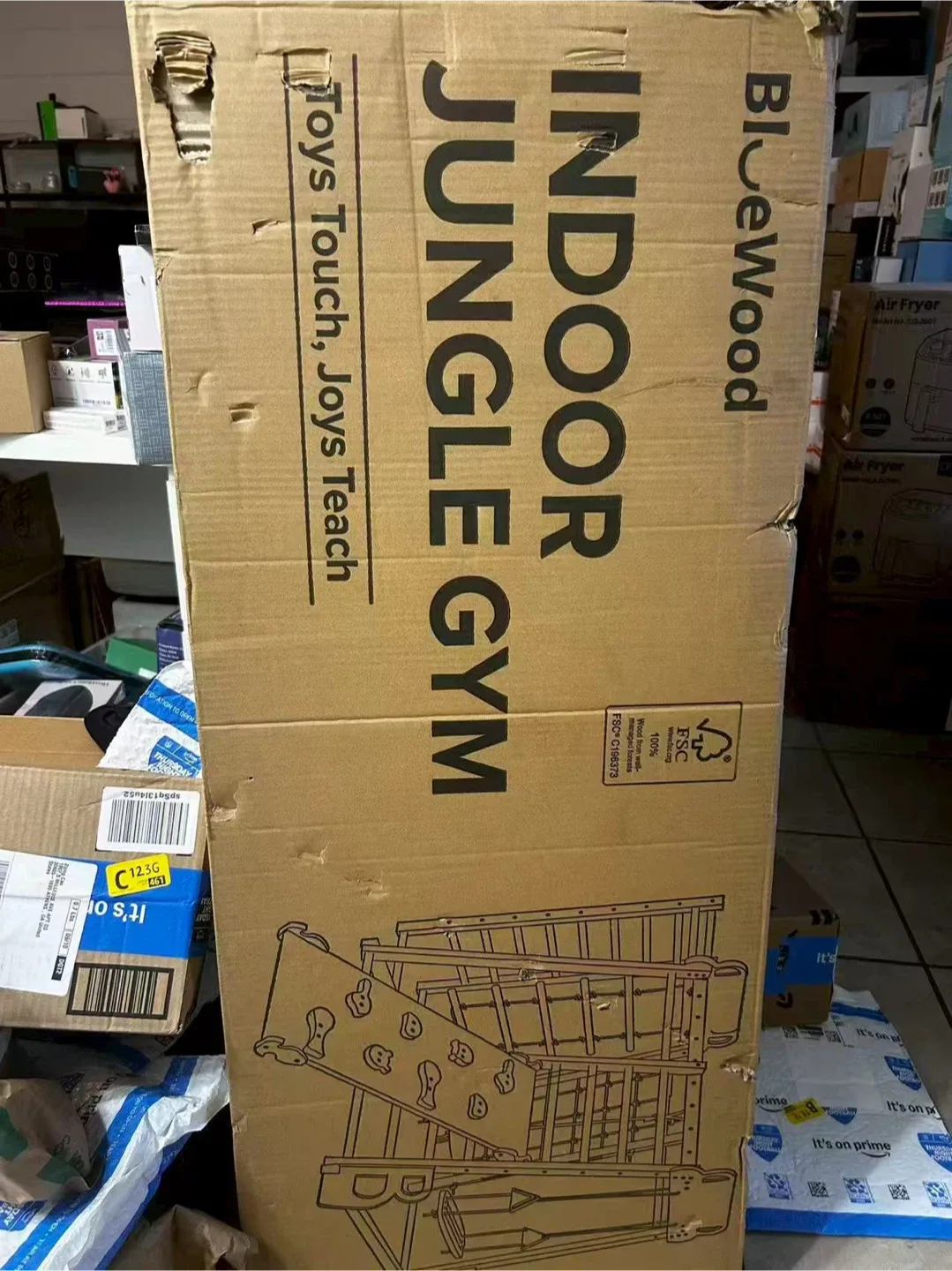 Bluewud Indoor Jungle Gym - Kids Climbing Toy thumbnail