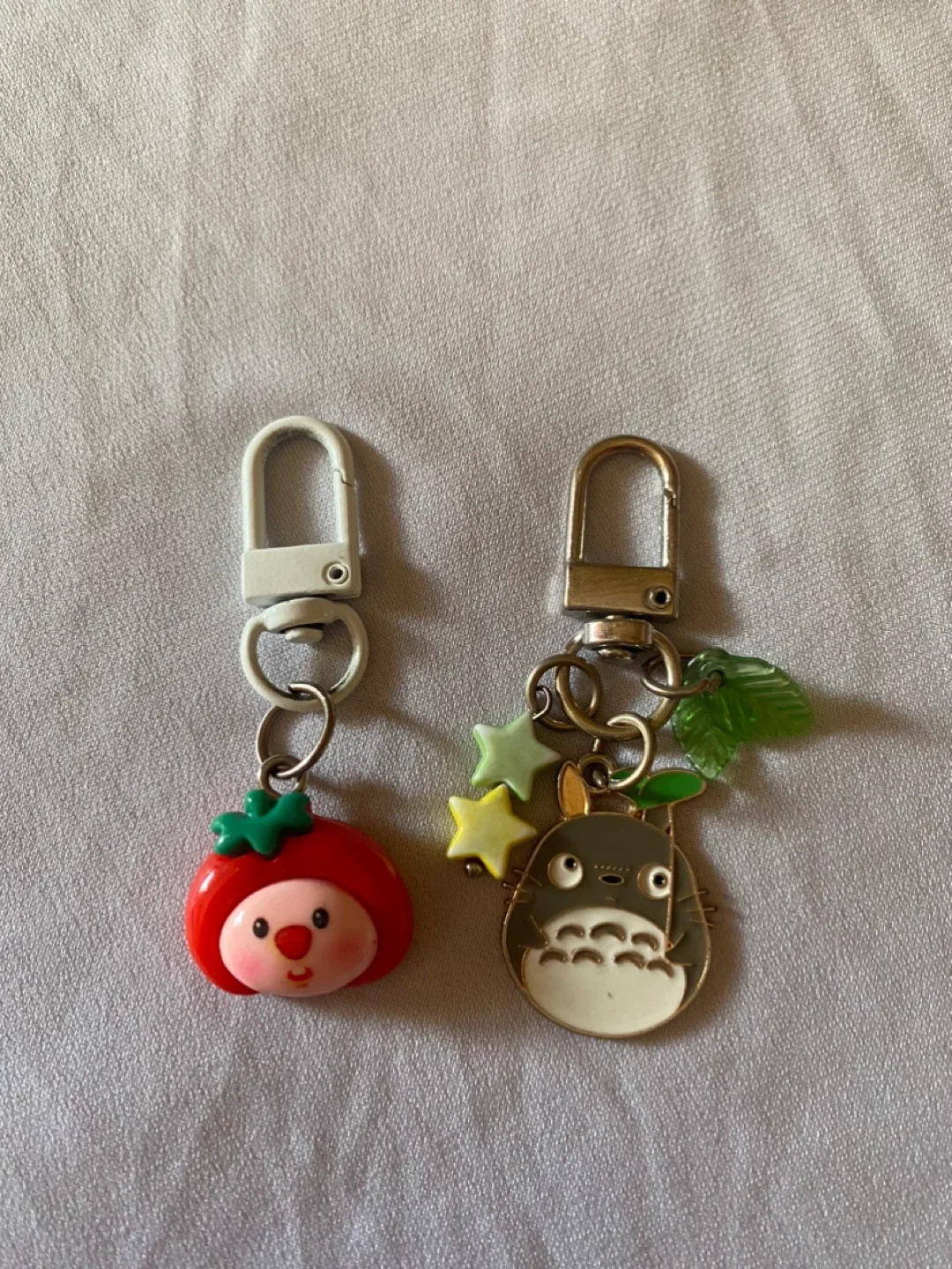 Tomato & Totoro Keychains thumbnail