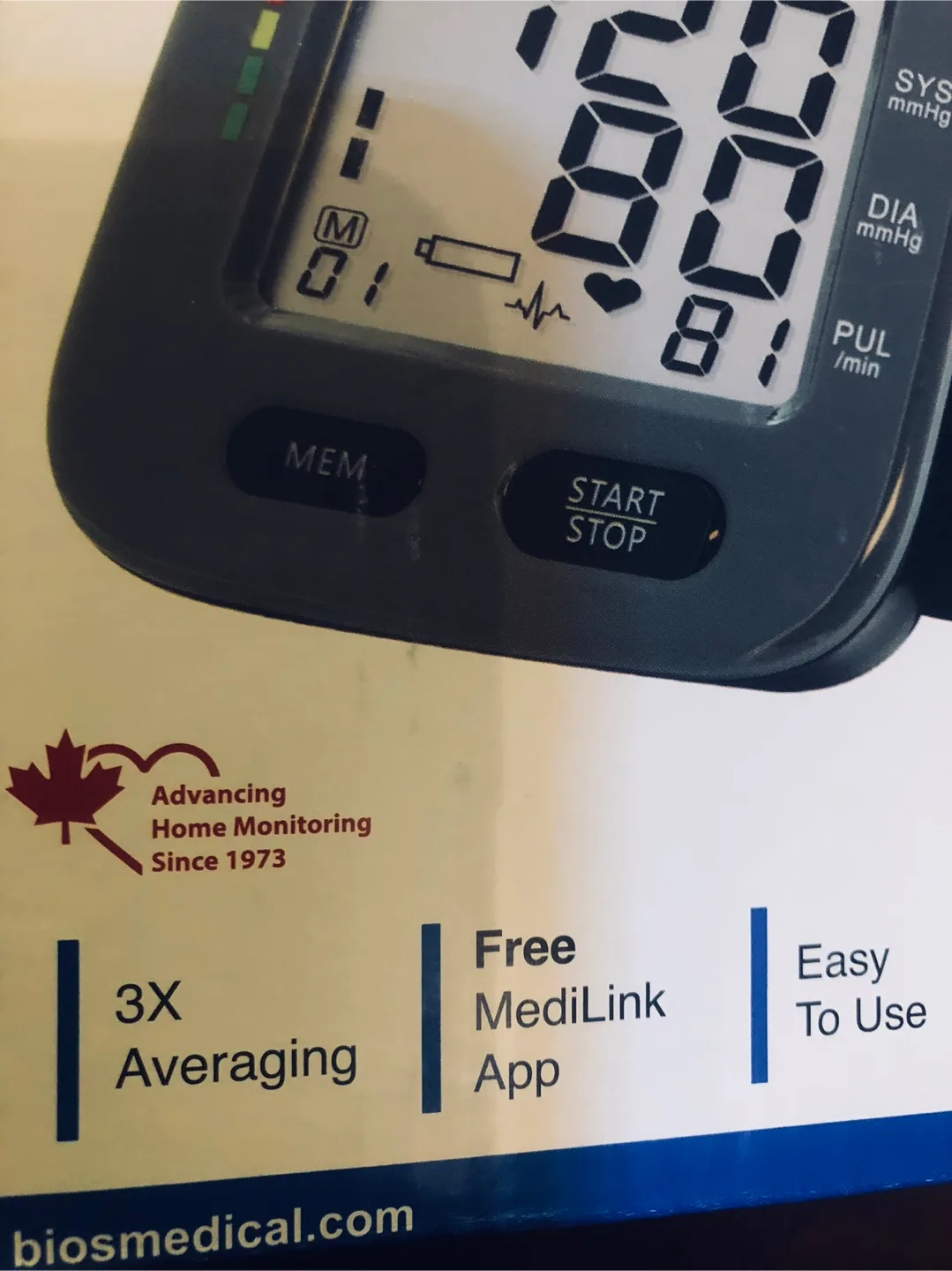 BIOS Diagnostics Blood Pressure Monitor with Bluetooth image indicator(2)