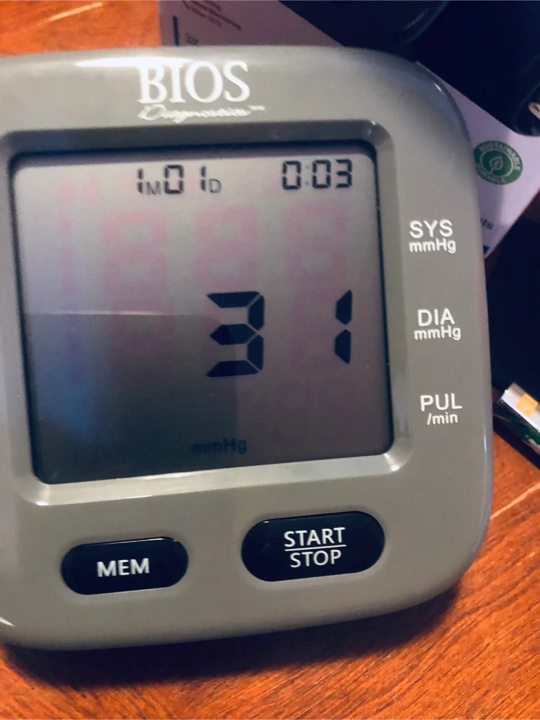BIOS Diagnostics Blood Pressure Monitor with Bluetooth image indicator(9)