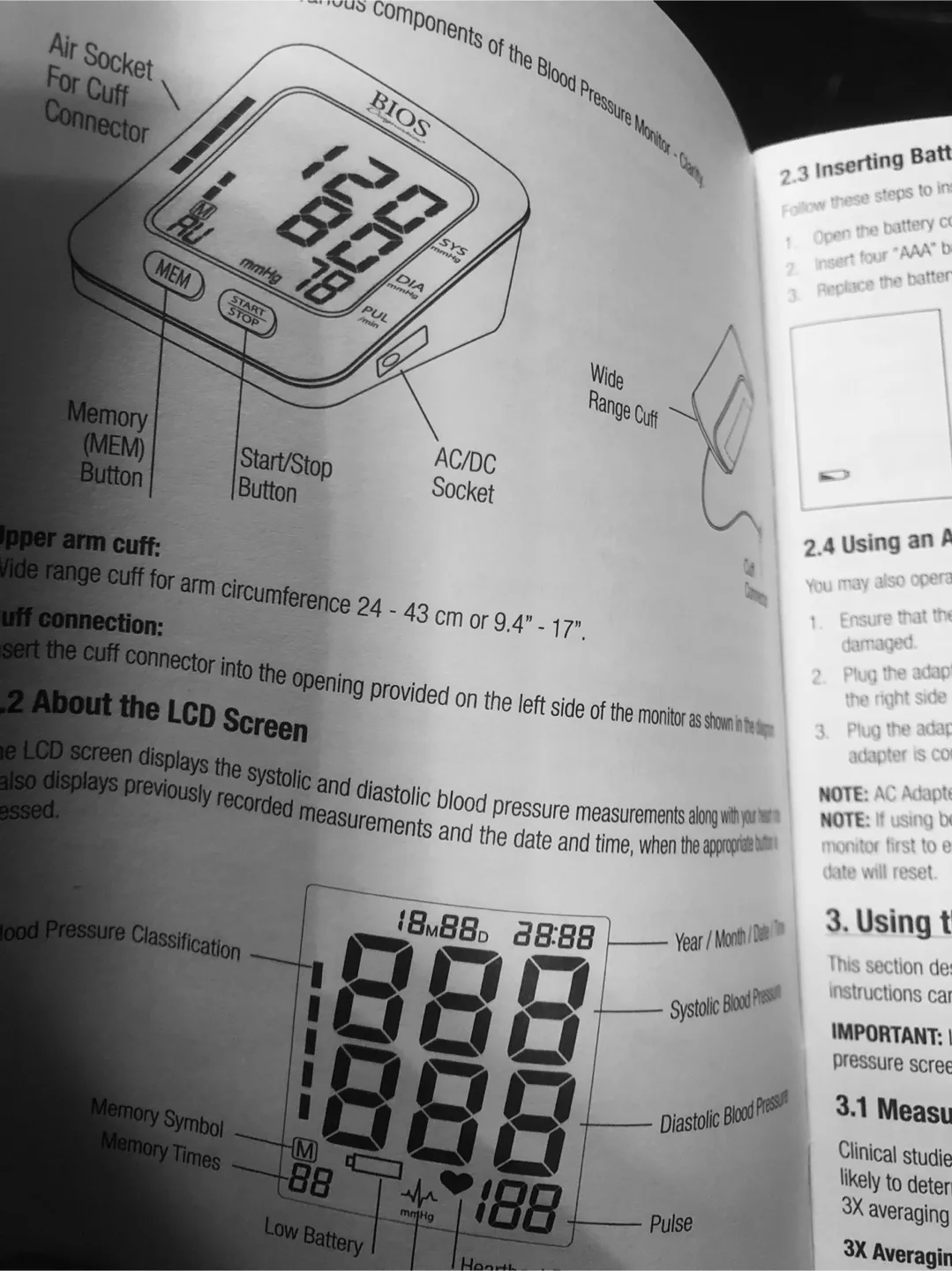 BIOS Diagnostics Blood Pressure Monitor with Bluetooth image indicator(8)