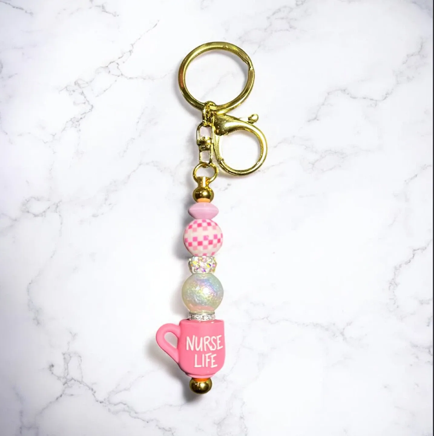 Handmade Beaded Keychains - Cute Designs! image indicator(3)