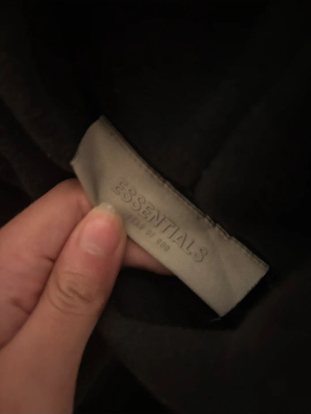Essentials Fear of God Black Hoodie image indicator(5)