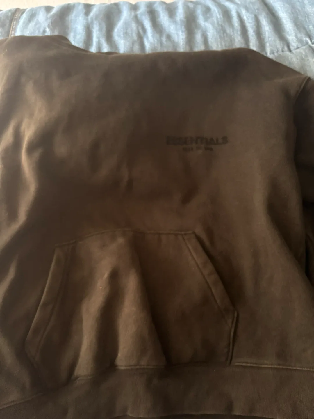 Essentials Fear of God Black Hoodie image indicator(8)