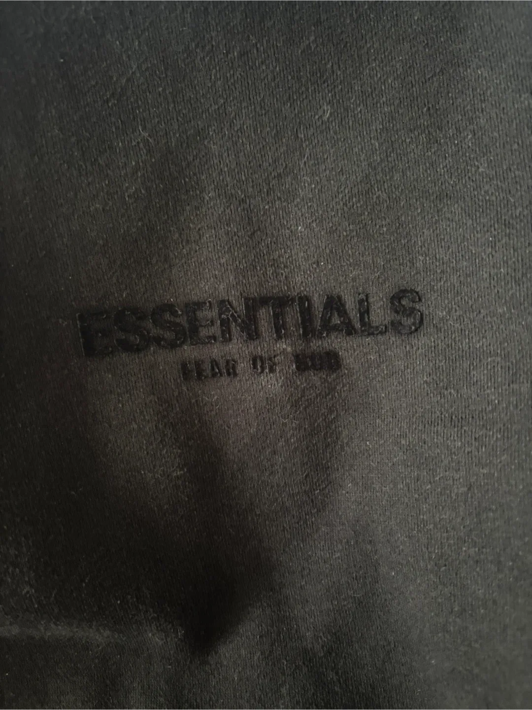 Essentials Fear of God Black Hoodie image indicator(9)