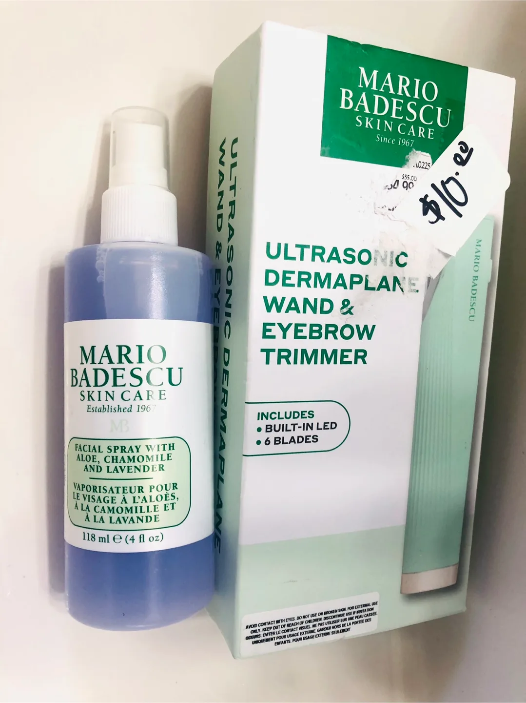 🥕NEW Ultrasonic Dermaplane Wand & Eyebrow Trimmer & Facial Spray thumbnail