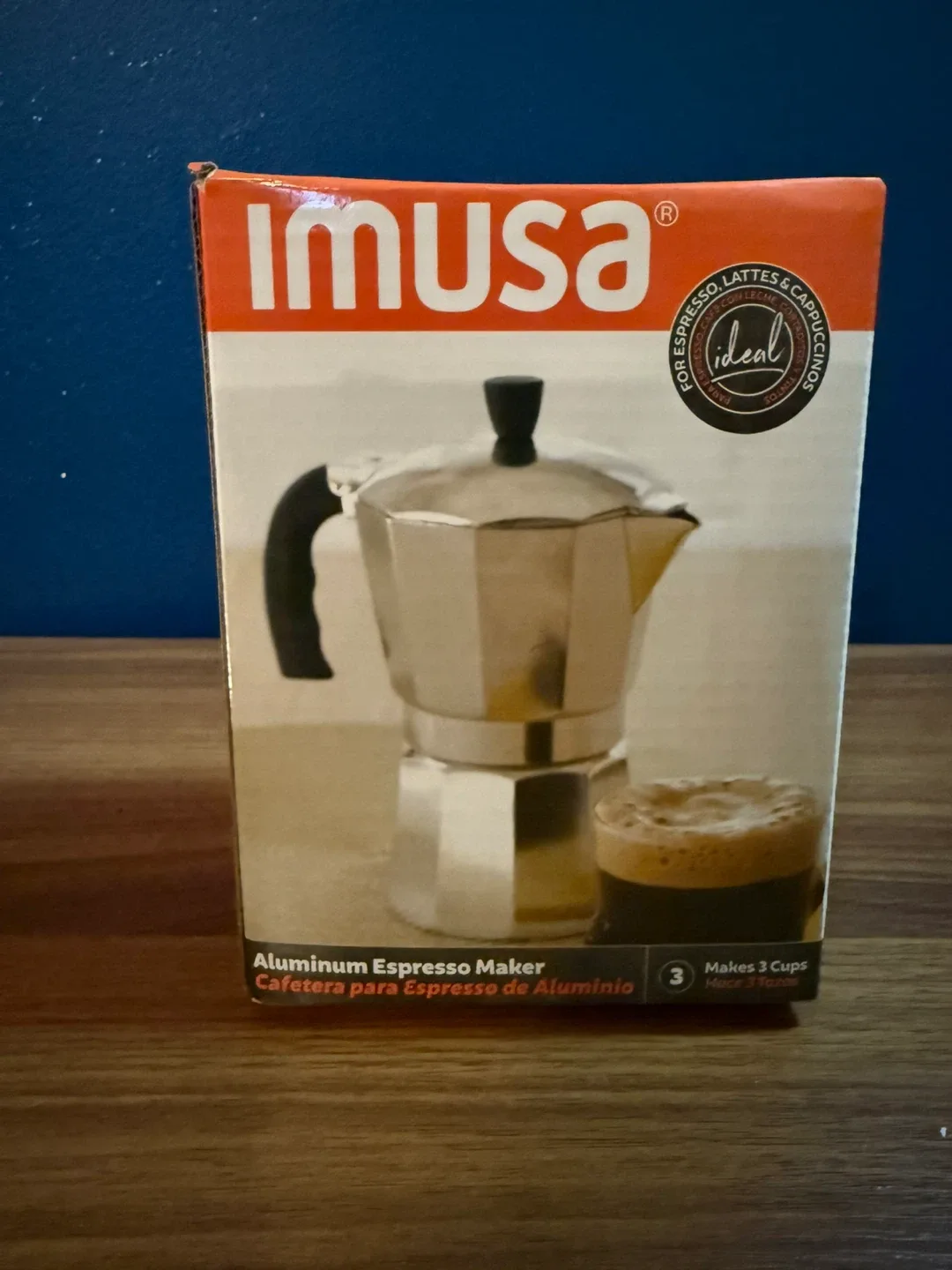 Imusa Aluminum Espresso Maker - 3 Cups thumbnail