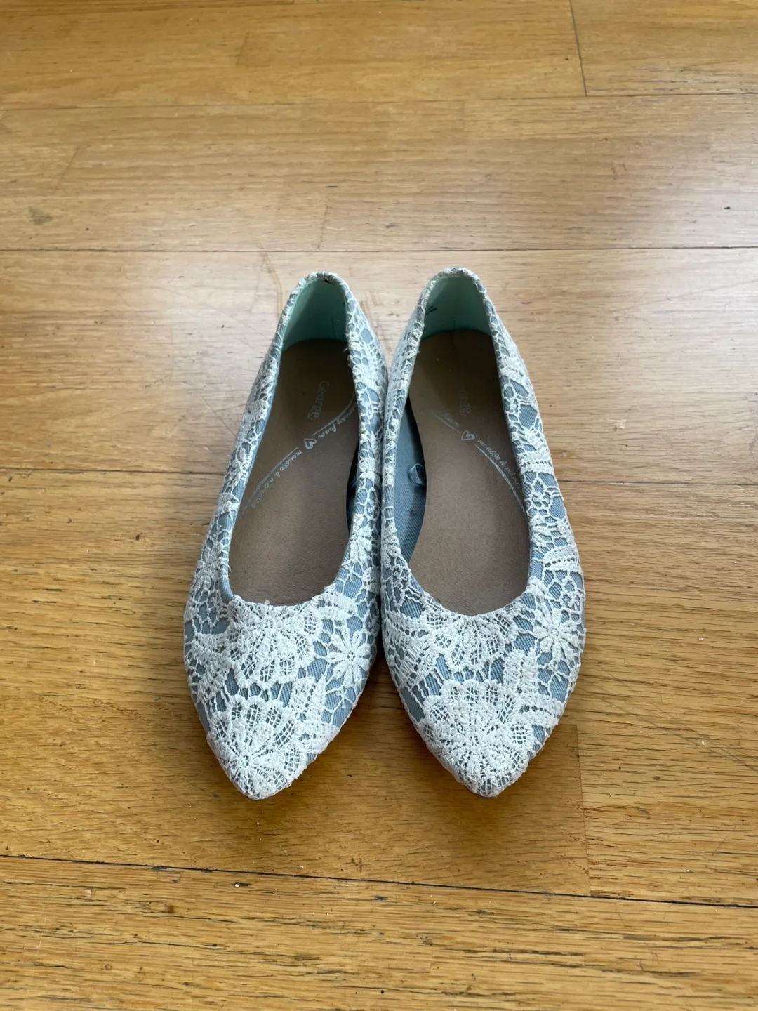 Blue Lace Flats