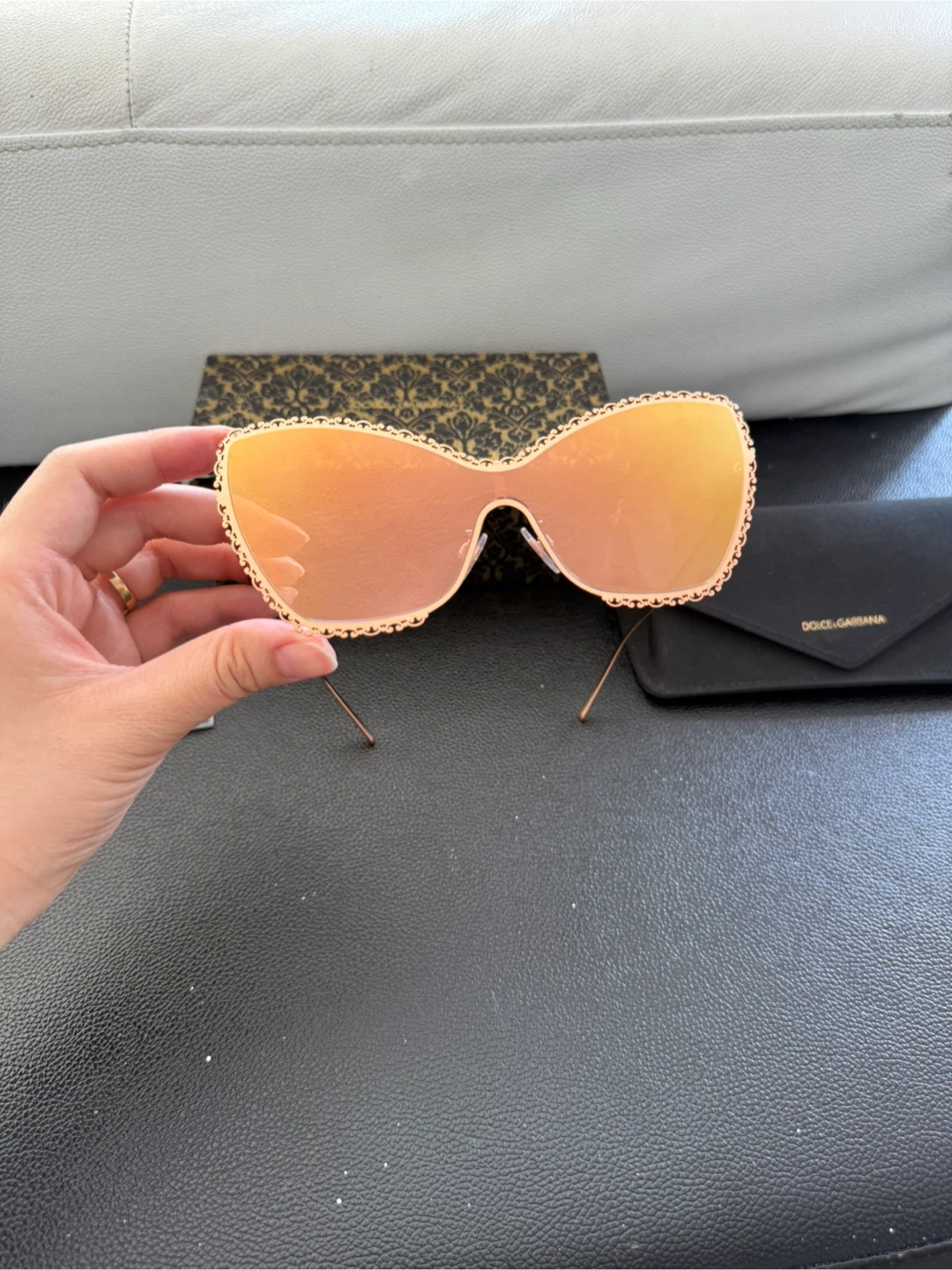 Authentic Dolce & Gabbana Mirrored Sunglasses