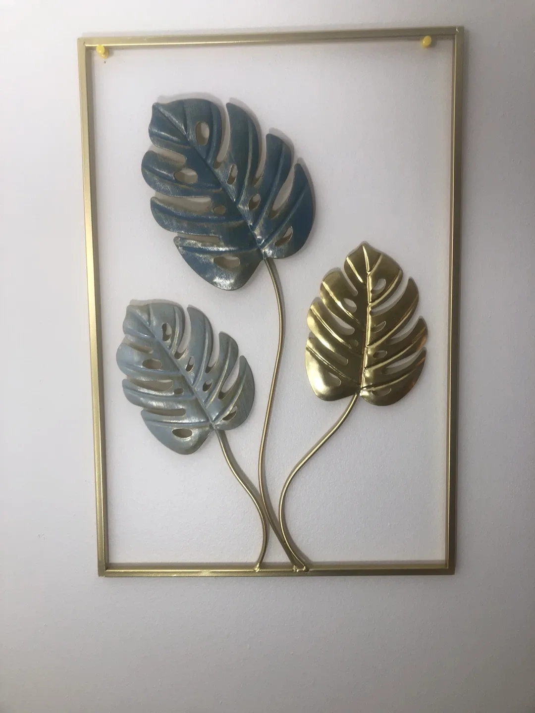 Metal Monstera Leaf Wall Art thumbnail