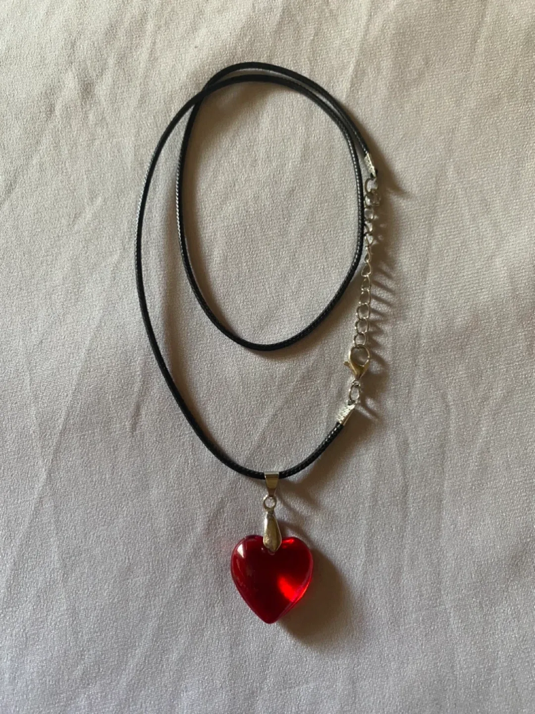 Red Heart Pendant Necklace thumbnail