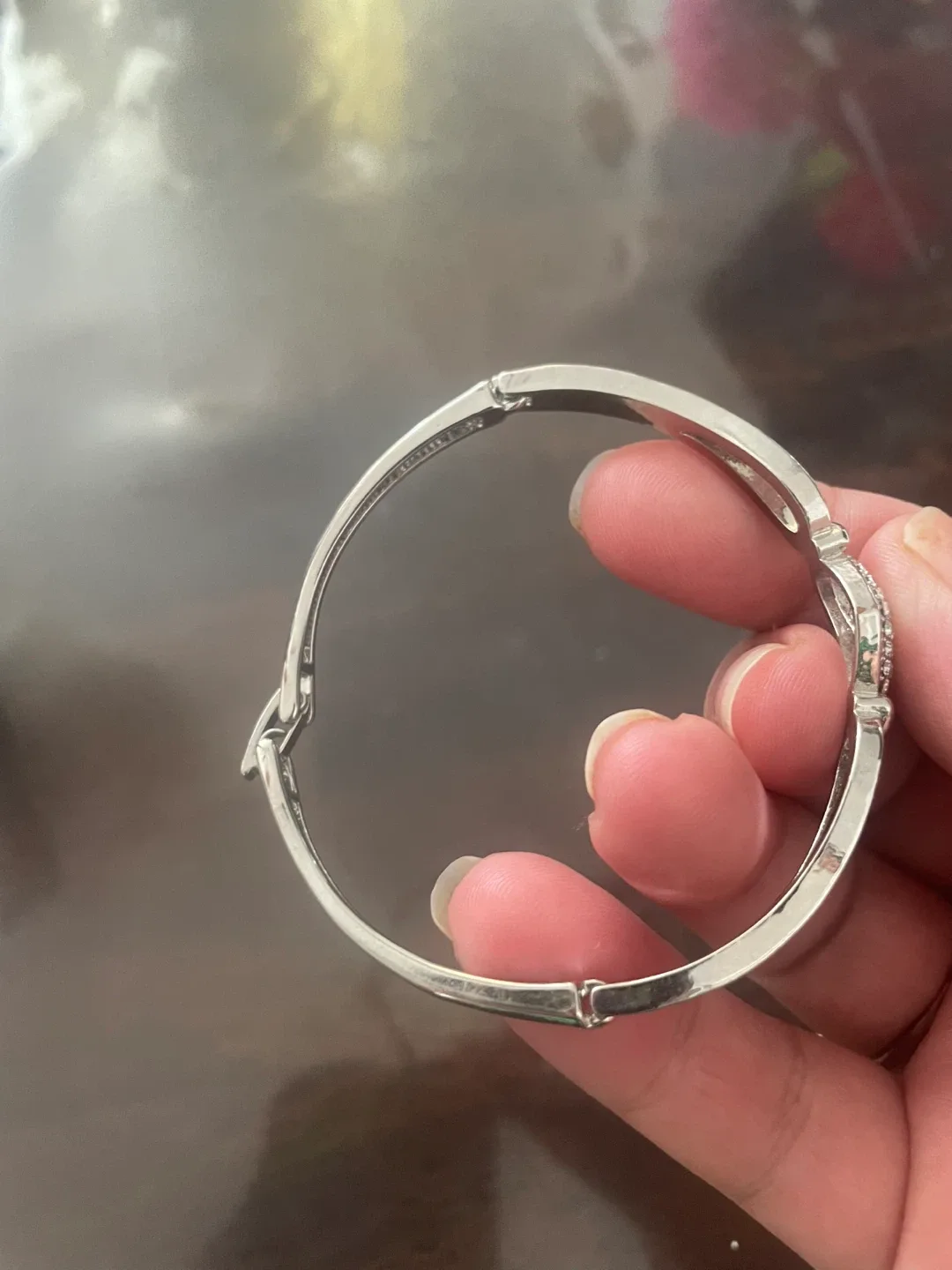 Silver Bangle Bracelet image indicator(3)