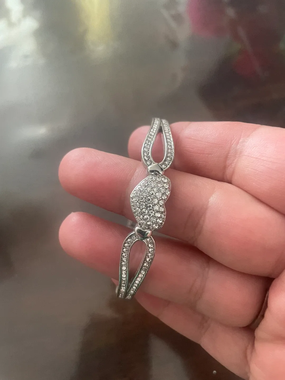 Silver Bangle Bracelet image indicator(2)