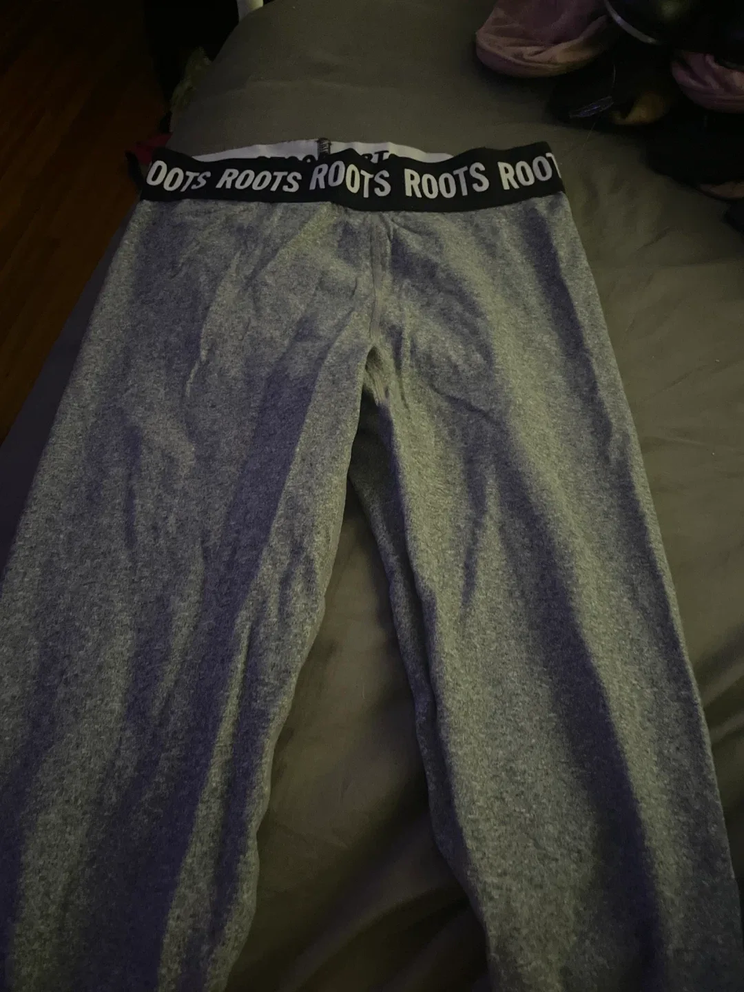 Roots Grey Sweatpants size M thumbnail
