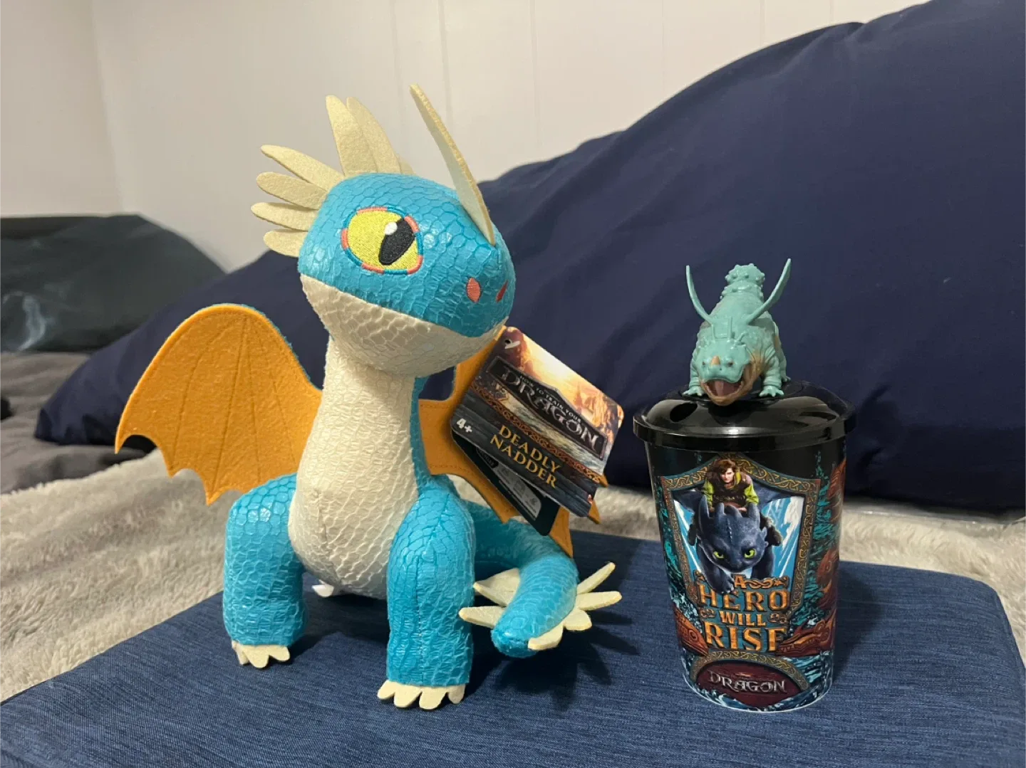 How to Train Your Dragon Deadly Nadder Plush & Kids Cup thumbnail