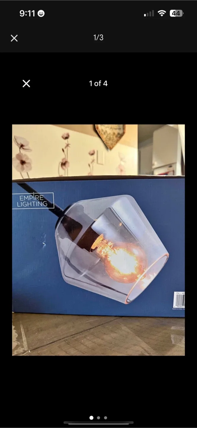 Empire Lighting Grammercy 3-Light Pendant - New in Box! thumbnail