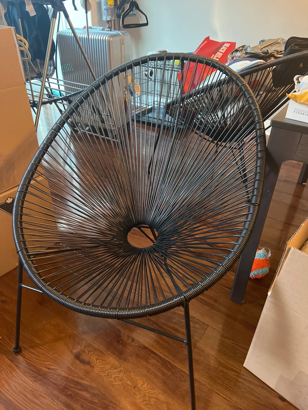 Black Acapulco Chair (Patio Chair) Set of 2