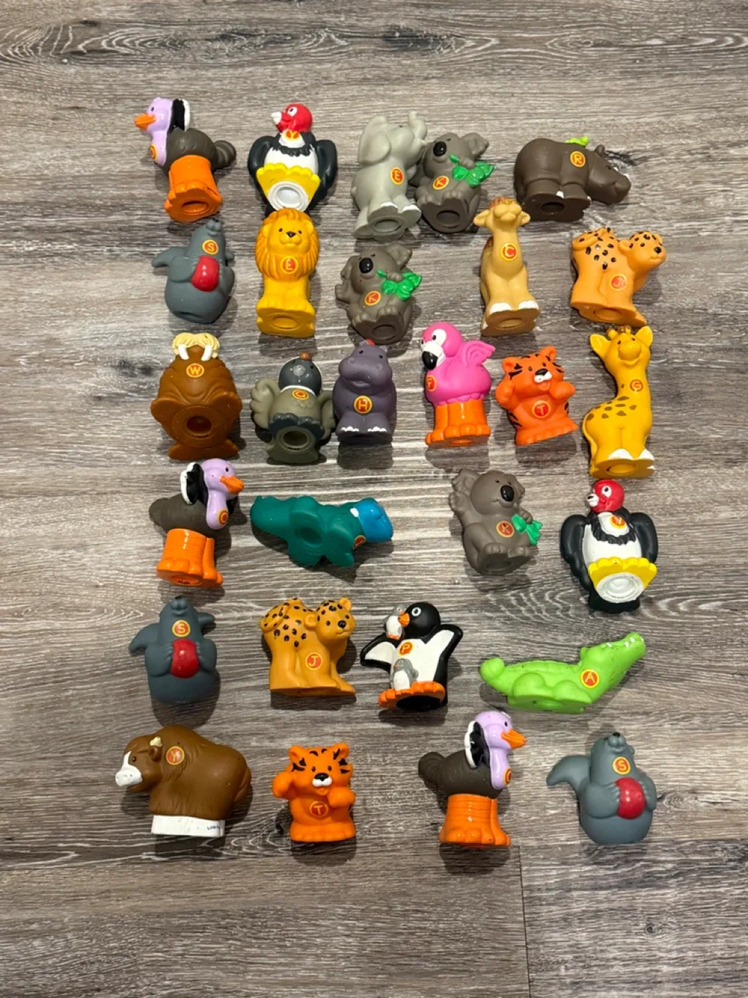 28 Fisher-Price Little People Alphabet Animals Lot thumbnail