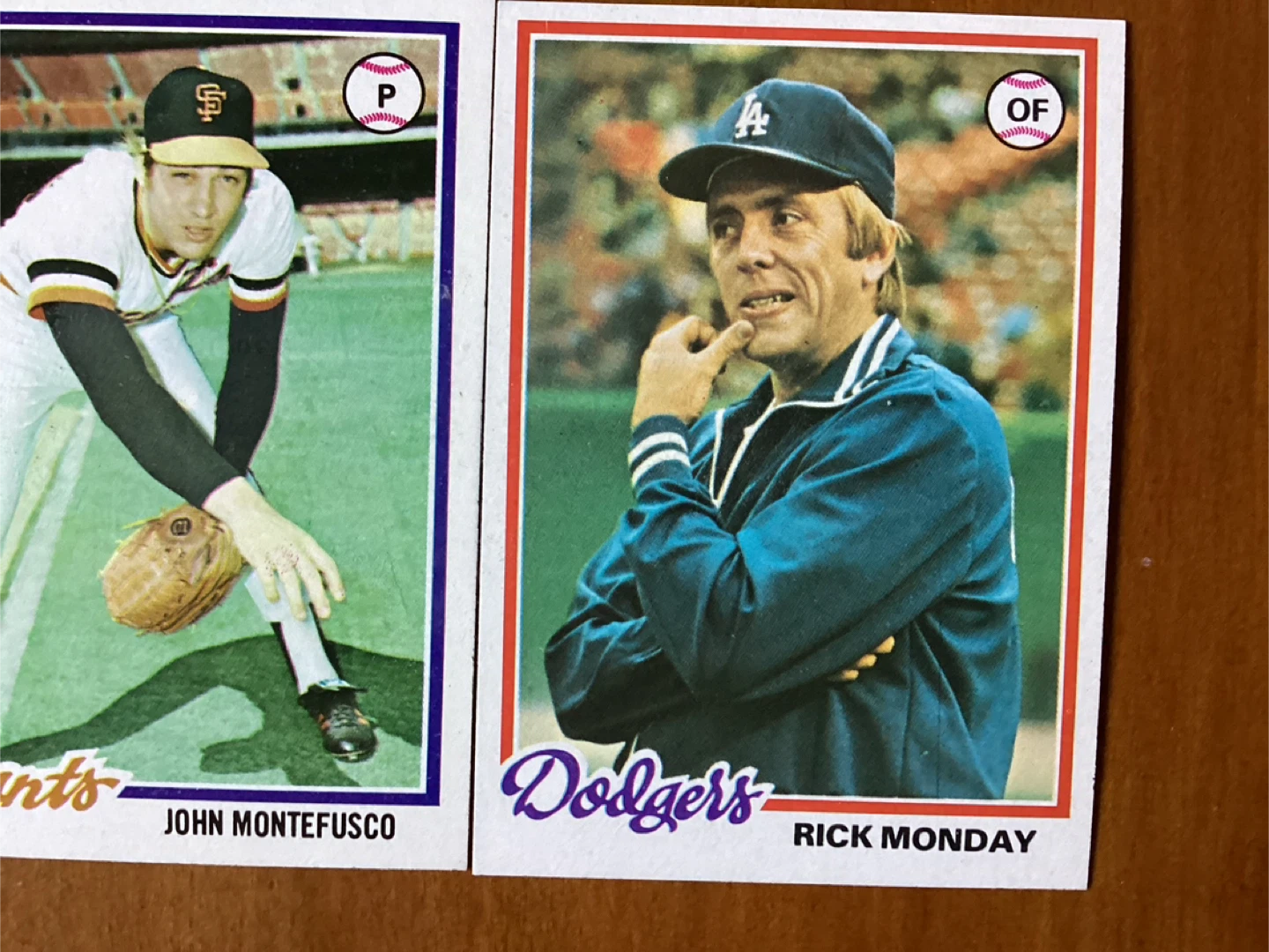 2. 1978 TOPPS MAJOR LEAGUE BASEBALL Cards #’s 142 & 145 - photo 3