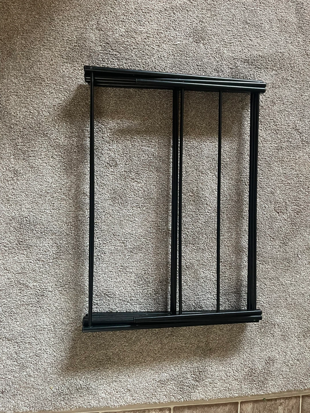 Black Metal foldable Clothes Drying Rack - photo 3