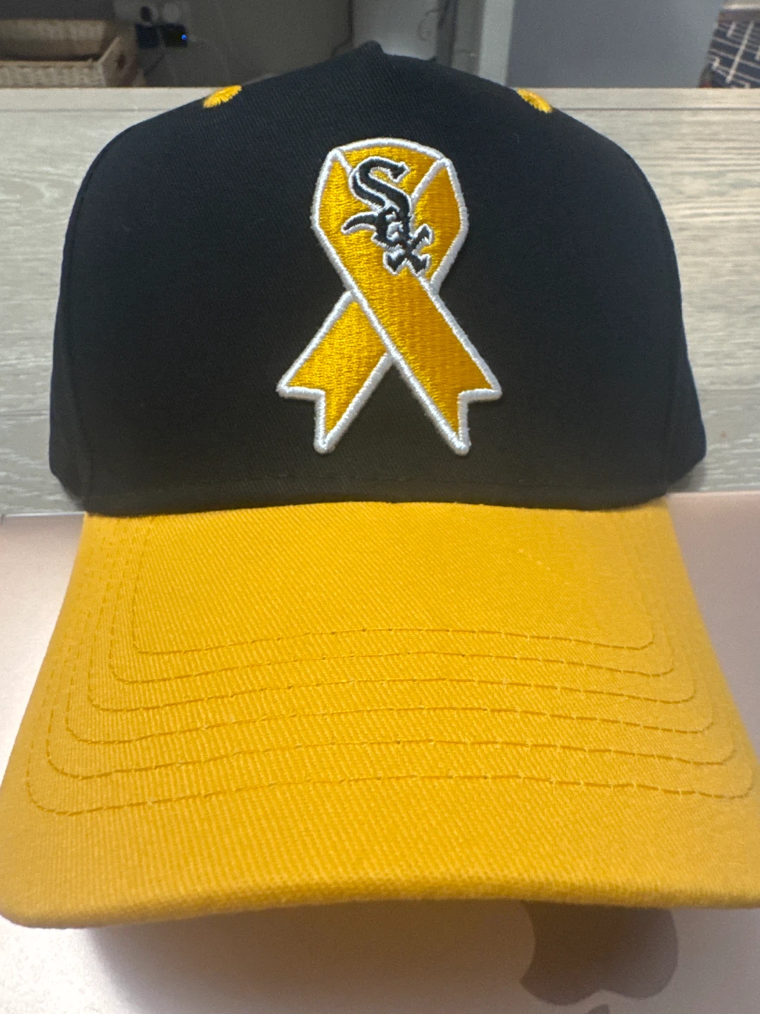 Chicago White Sox Black & Yellow CIBC Hat