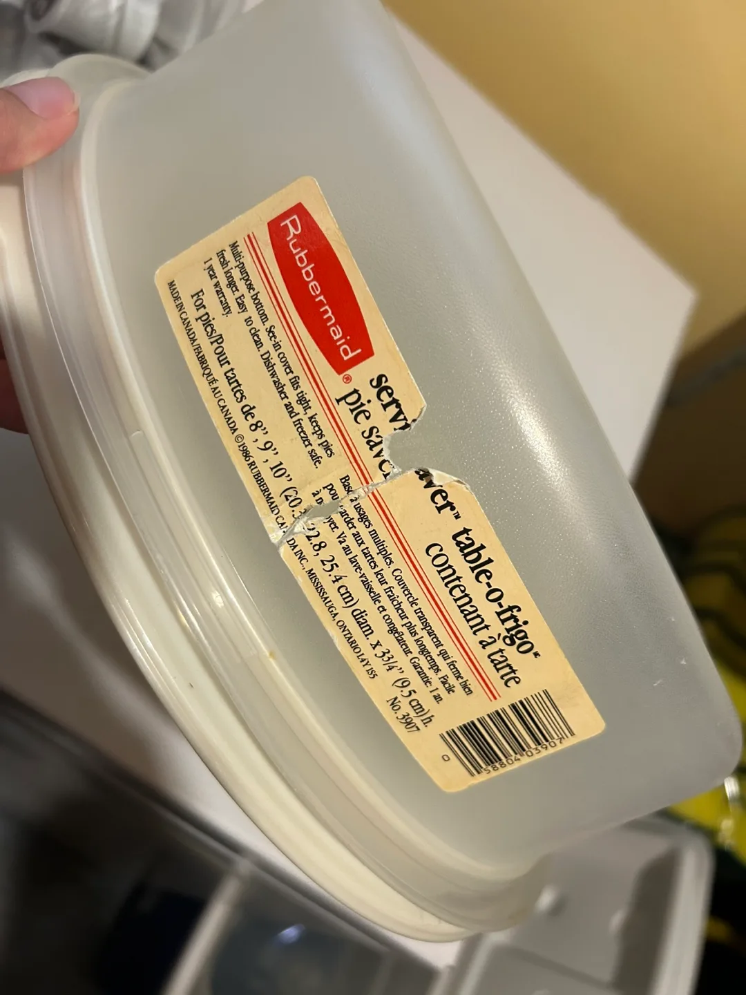 Rubbermaid Pie Saver Table-O-Frigo 🥕 image indicator(2)