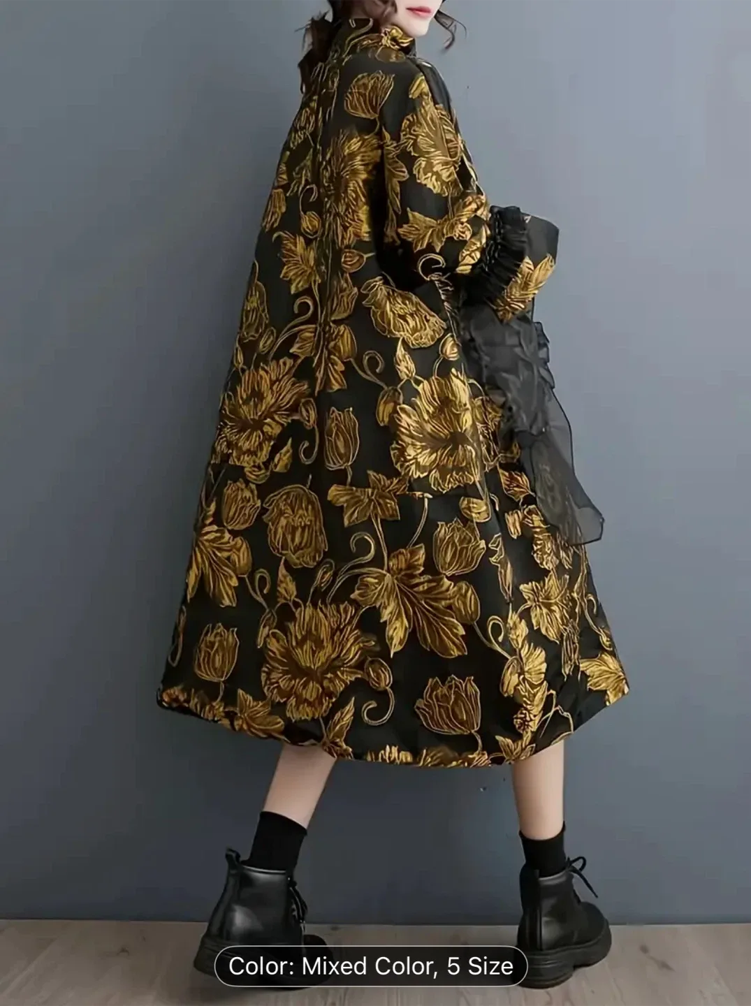 Floral Print Dress - Mixed Colour, Size 5 image indicator(2)