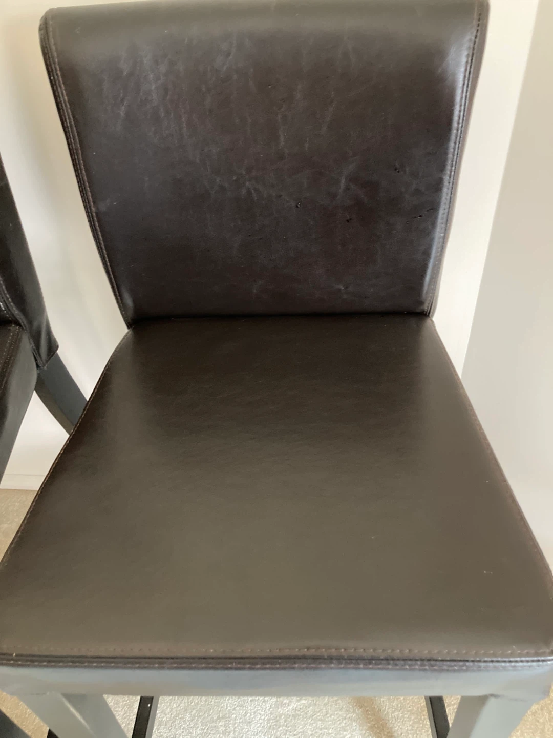Faux leather barstools - photo 2