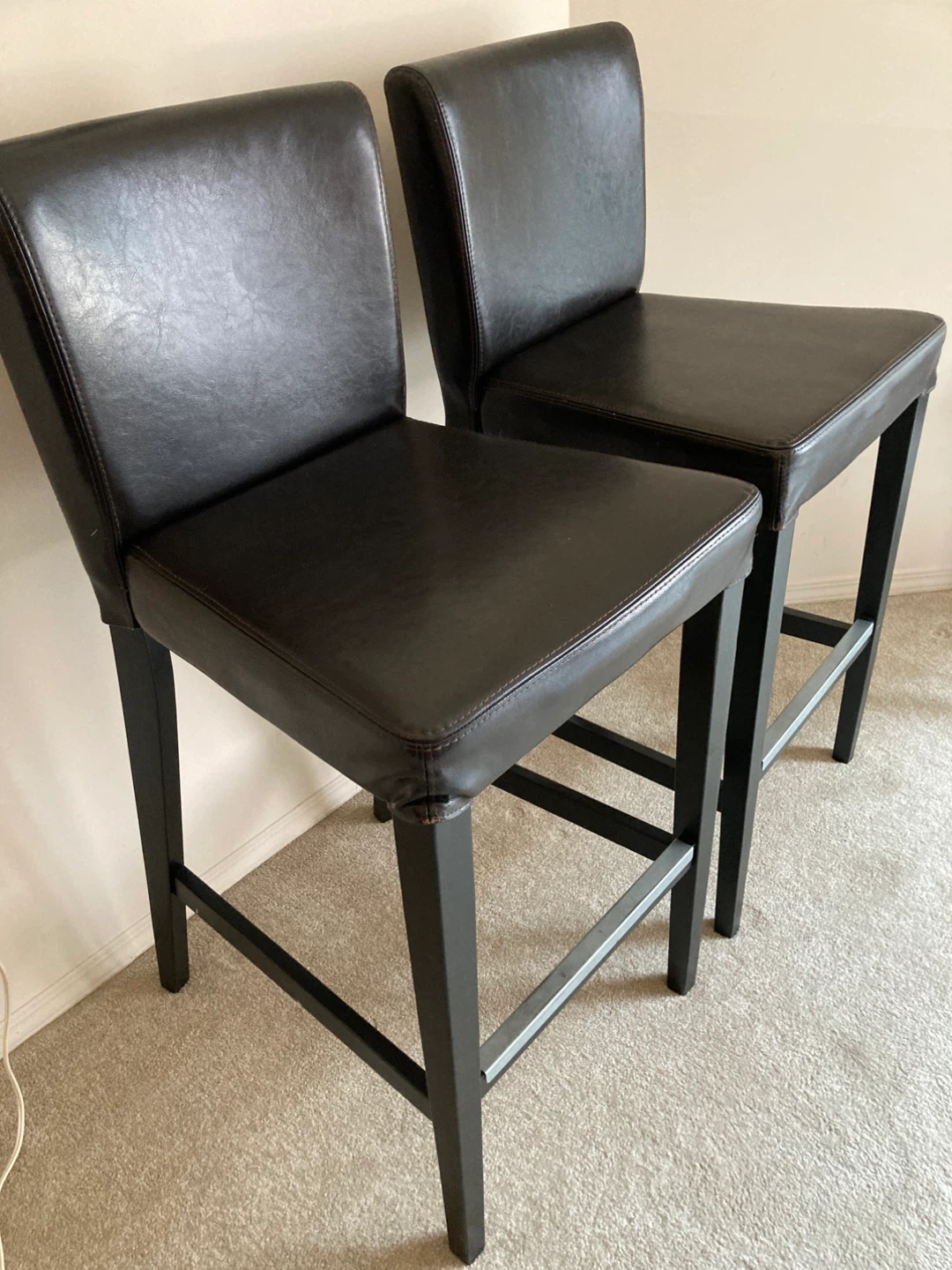 Faux leather barstools - photo 5