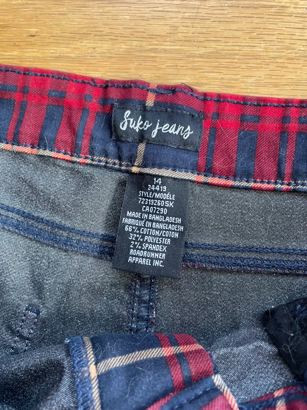 Plaid Jeans image indicator(3)