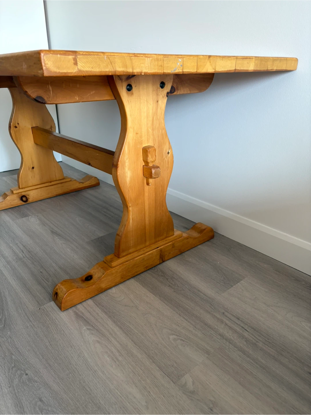 Solid wood dining table - photo 4
