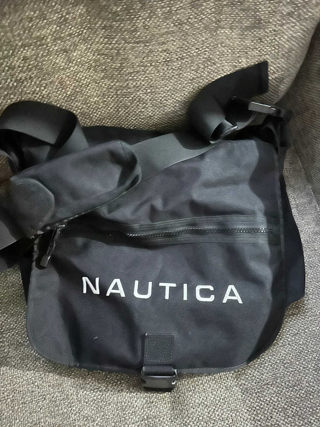 Nautica Black Messenger Bag image indicator(2)