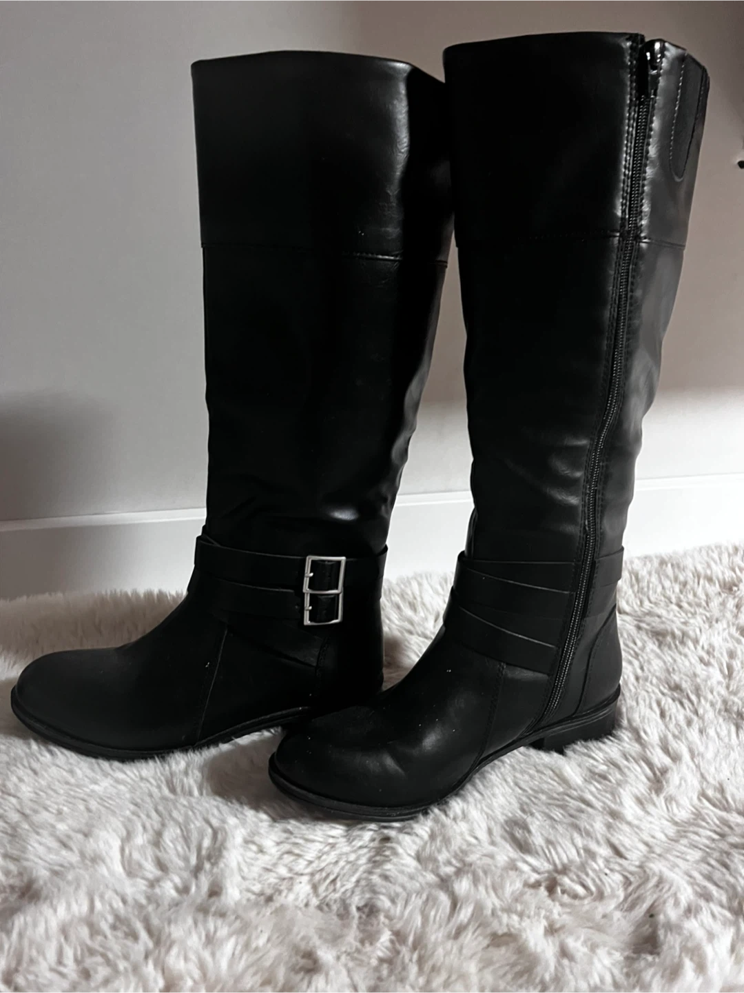 Black Knee-High Riding Boots - photo 3