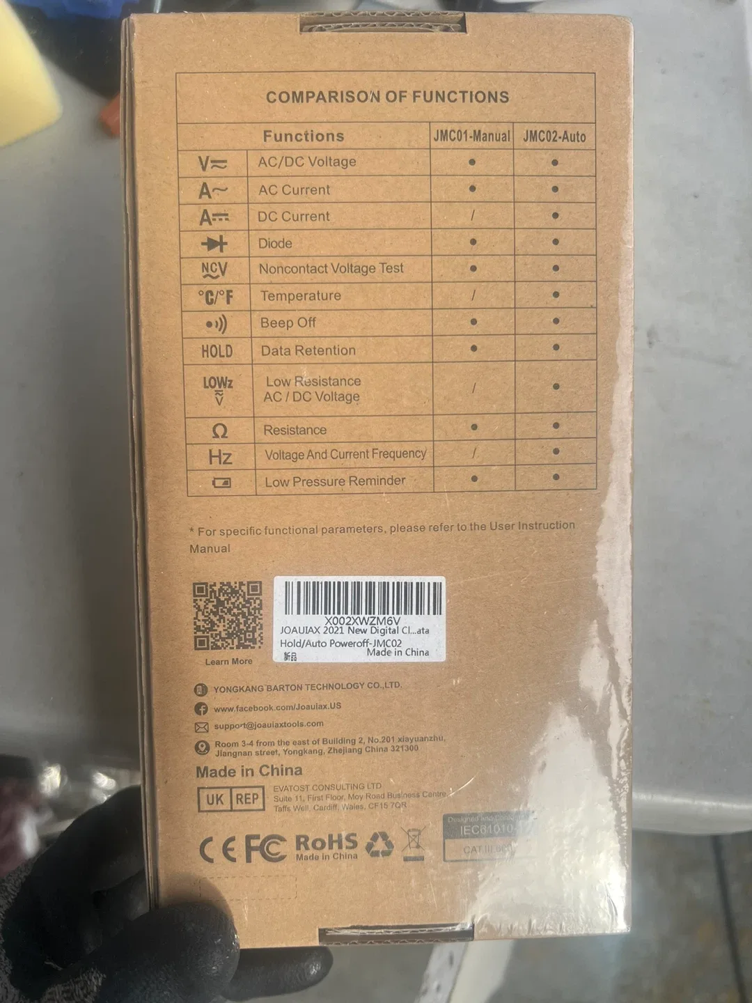 Digital Clamp Meter,6000 Counts Auto Range image indicator(2)