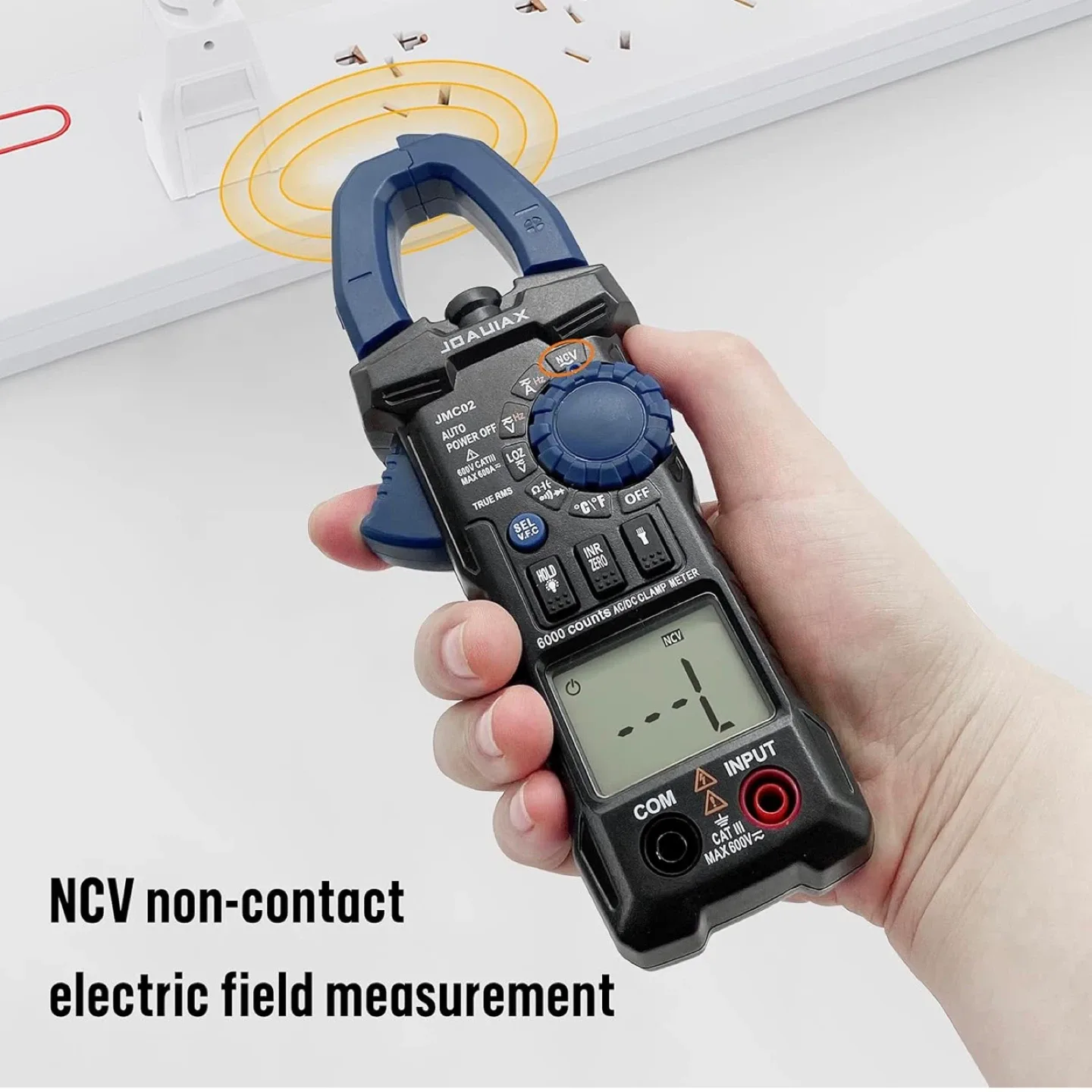 Digital Clamp Meter,6000 Counts Auto Range image indicator(9)