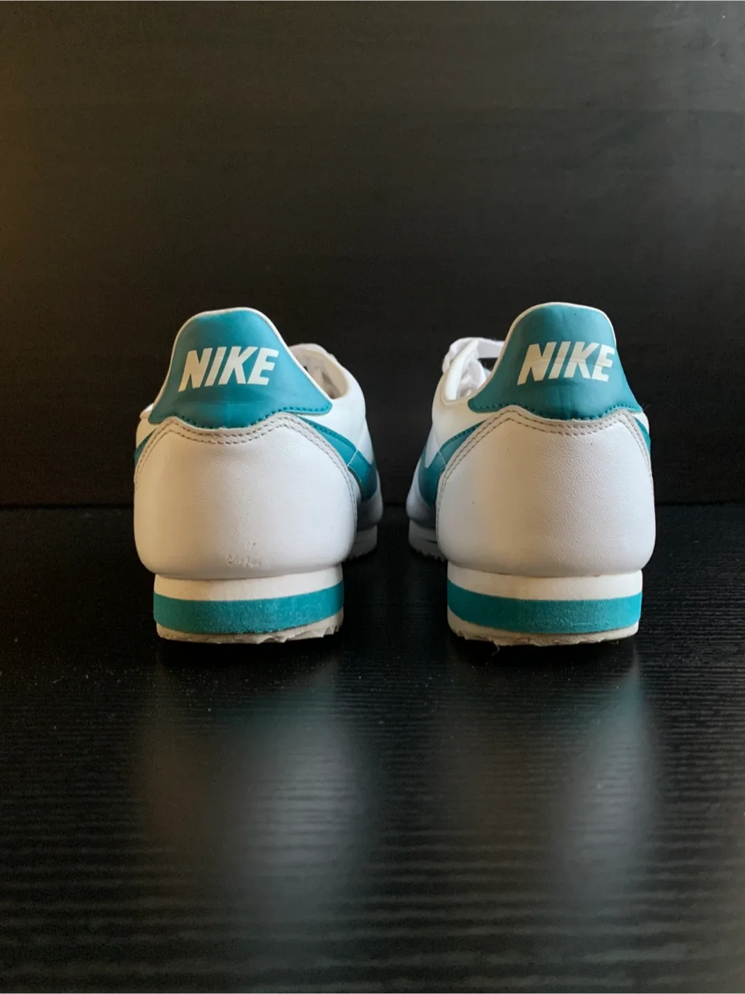 Nike Classic Cortez White & Teal Sneakers image indicator(4)