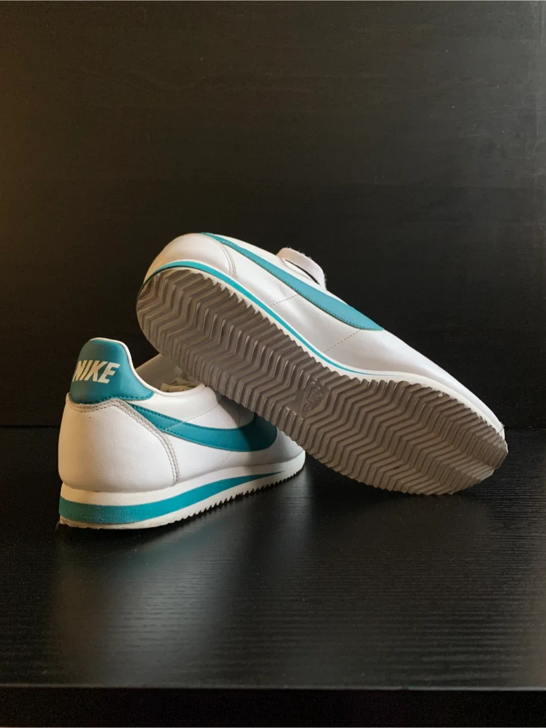 Nike Classic Cortez White & Teal Sneakers image indicator(8)