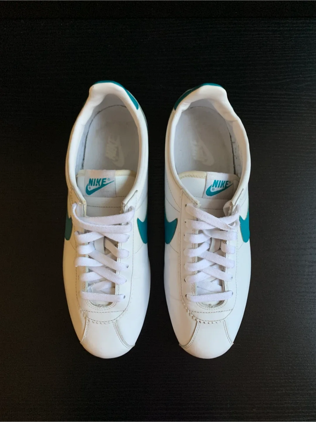 Nike Classic Cortez White & Teal Sneakers image indicator(3)