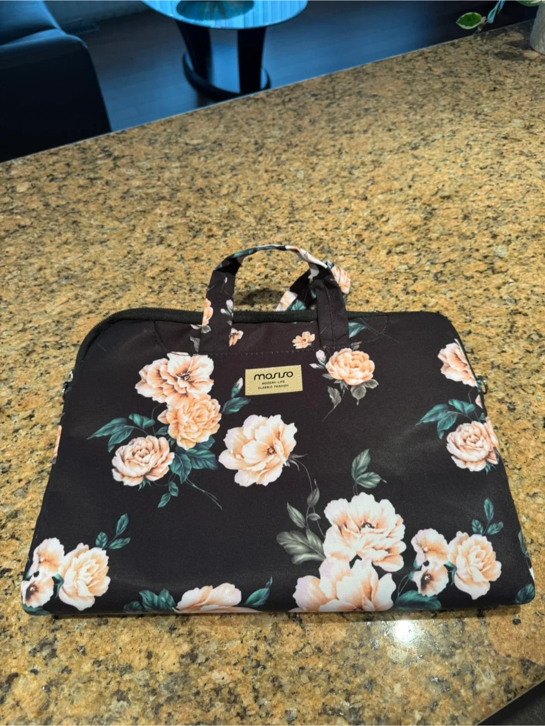 Marvo Laptop Bag with Floral Design thumbnail