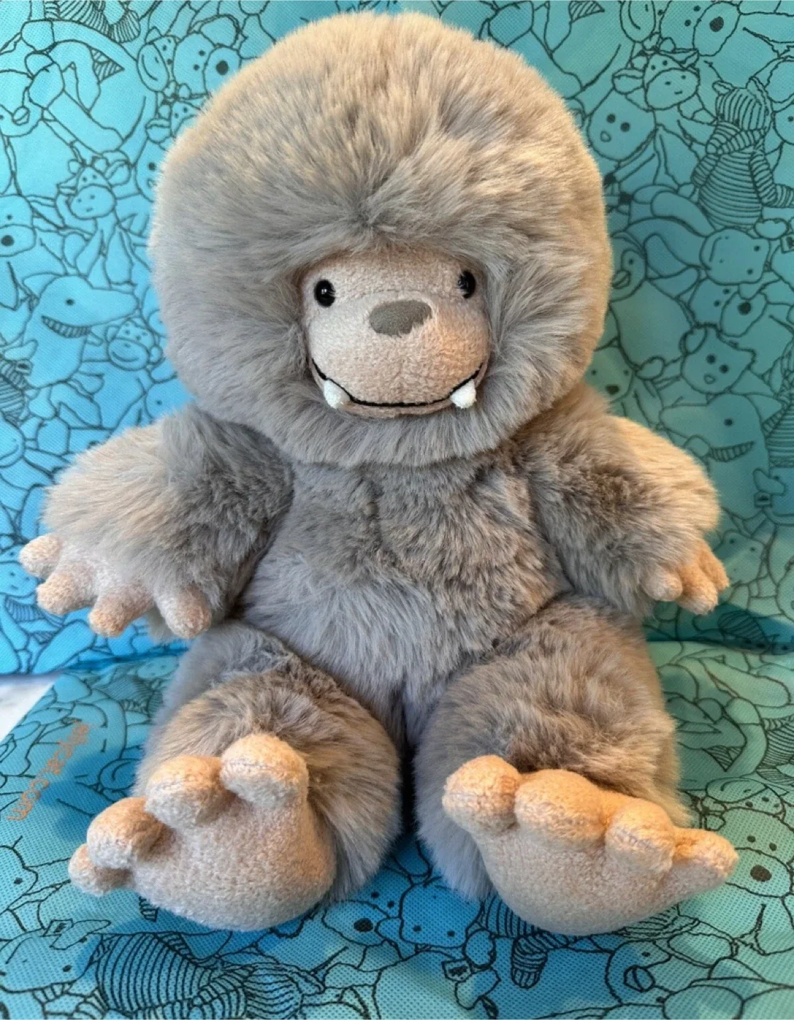 JELLYCAT BO BIGFOOT Amazingly Soft Plush Toy WITH DUSTBAG BNWT thumbnail
