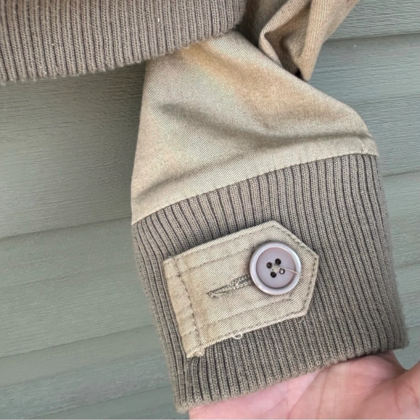 Buffalo Shop Cropped Utility Hooded Canvas Jacket Size S/M - photo 3