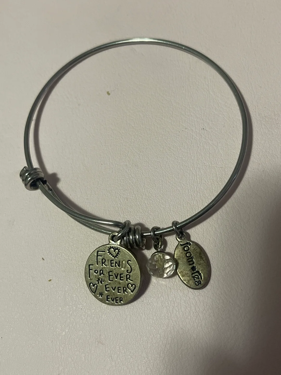 Adjustable Charm Bangle Bracelet image indicator(2)