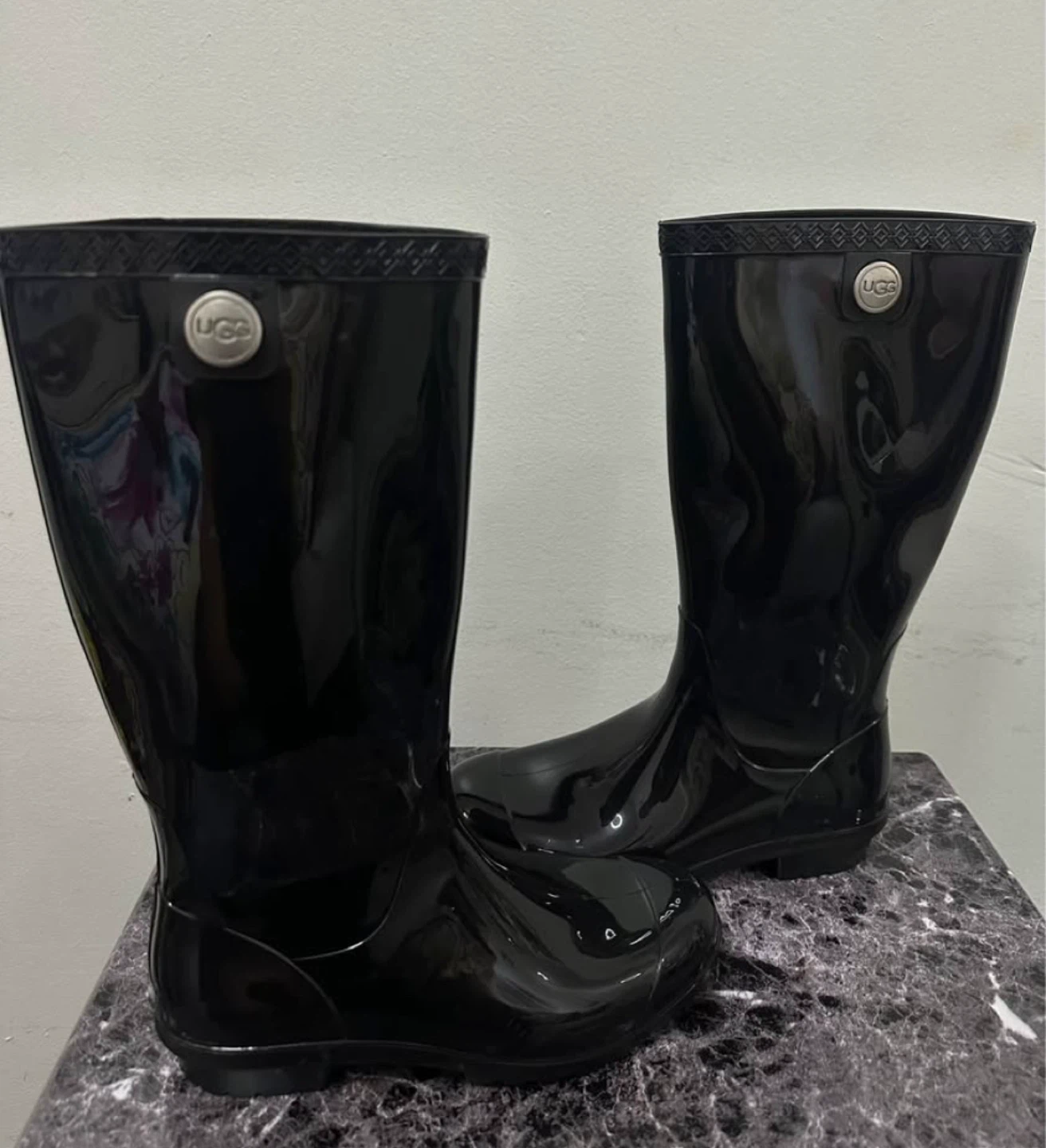UGG Black Womens Waterproof  Rain Boots - photo 3