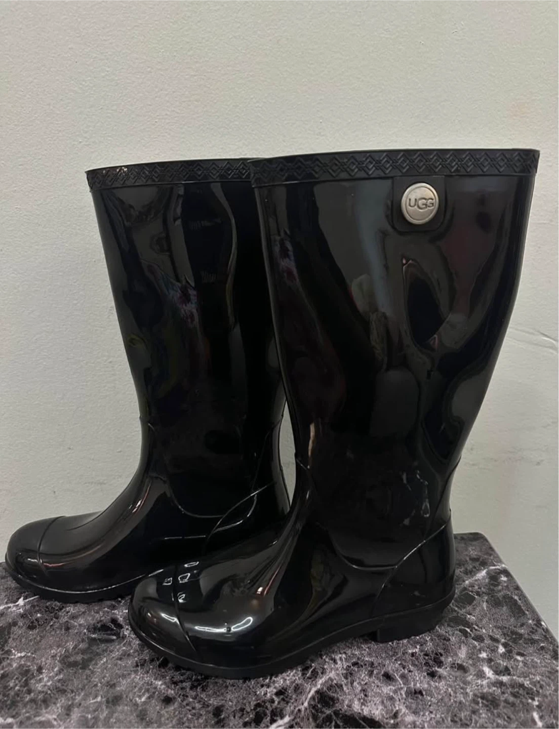 UGG Black Womens Waterproof  Rain Boots - photo 2