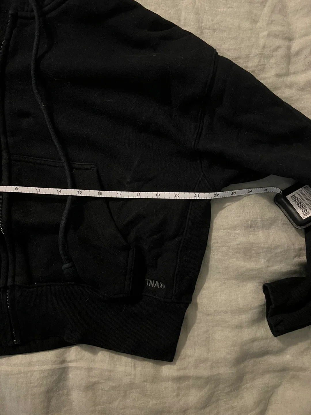 Aritzia TNA Cozy Sweatfleece Boxy Zip Hoodie - medium image indicator(6)