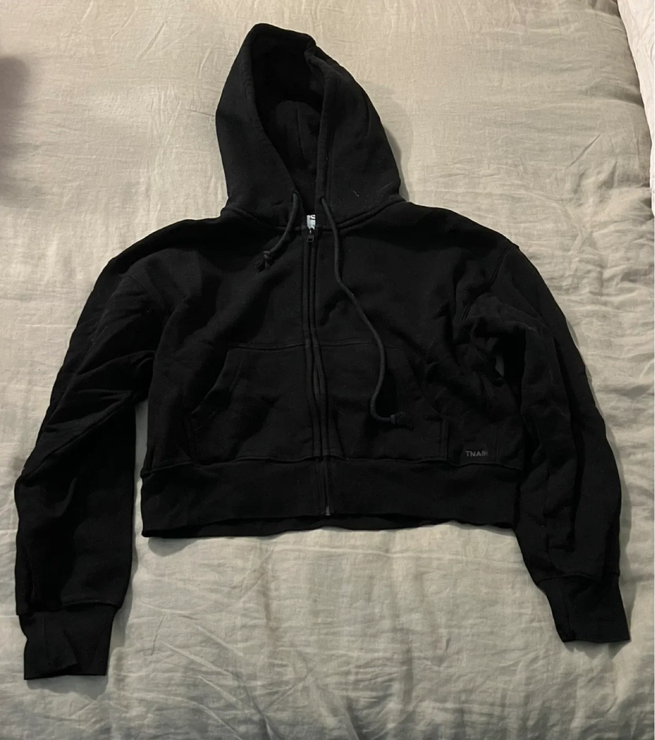Aritzia TNA Cozy Sweatfleece Boxy Zip Hoodie - medium image indicator(2)