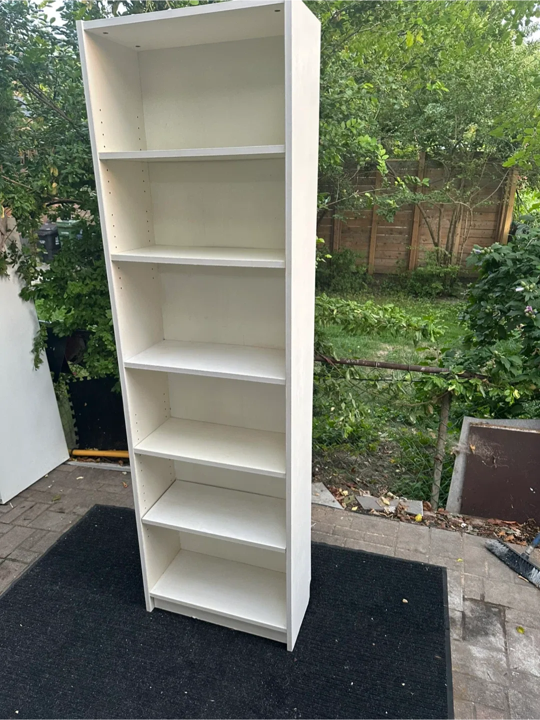 White Bookcase W23.5 D11 H80 thumbnail