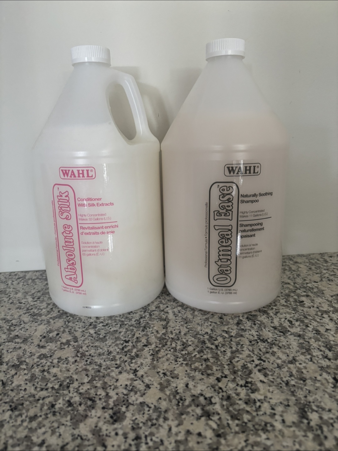 Dog grooming shampoo and conditioner