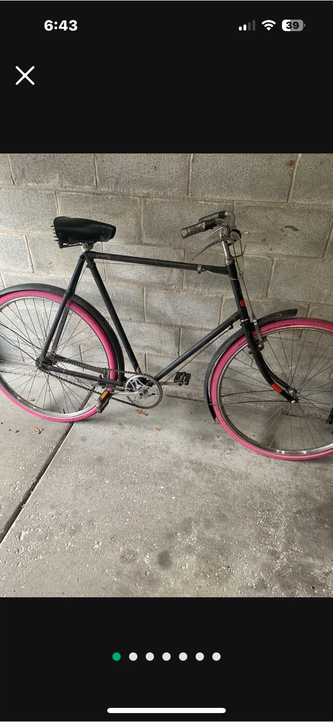 Vintage English bicycle