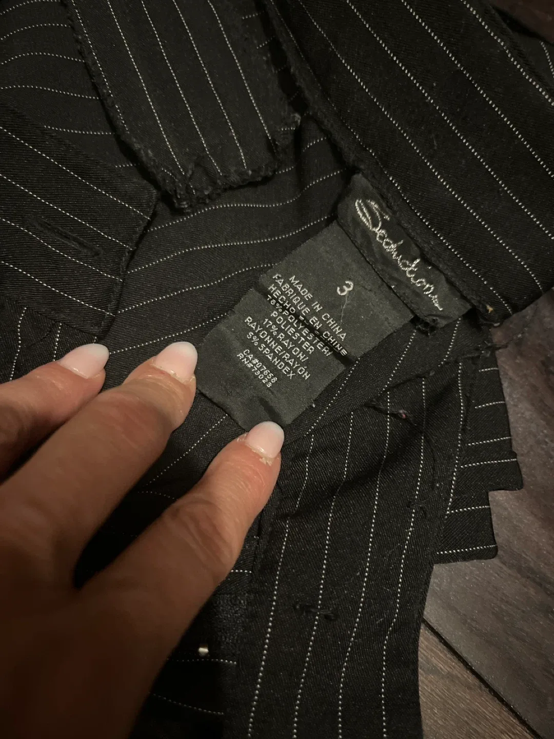 Seduction Pinstripe Pants - Size 3 thumbnail